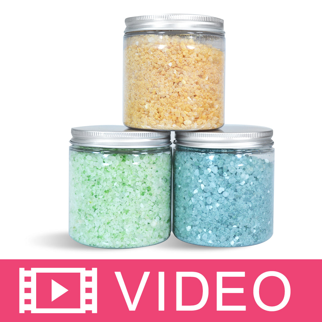 Coloring Bath Salts Video