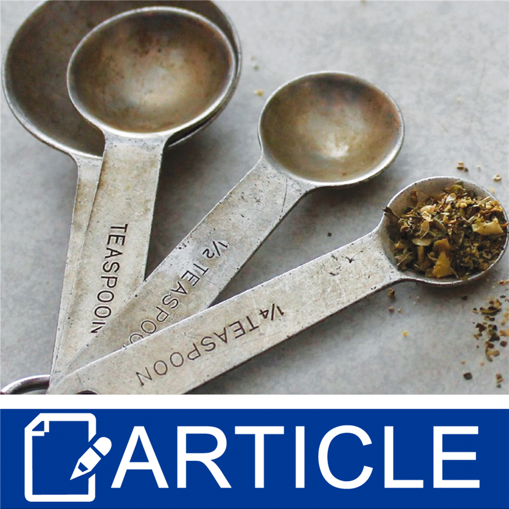 Common Conversions for Formulating