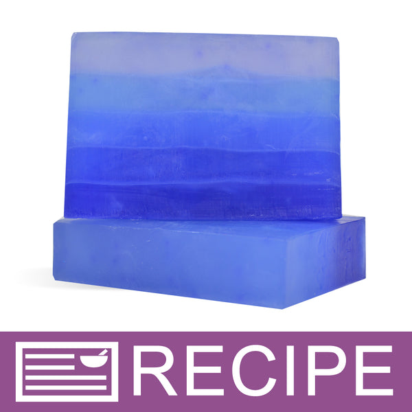 Indigo Ombre MP Loaf Soap Recipe