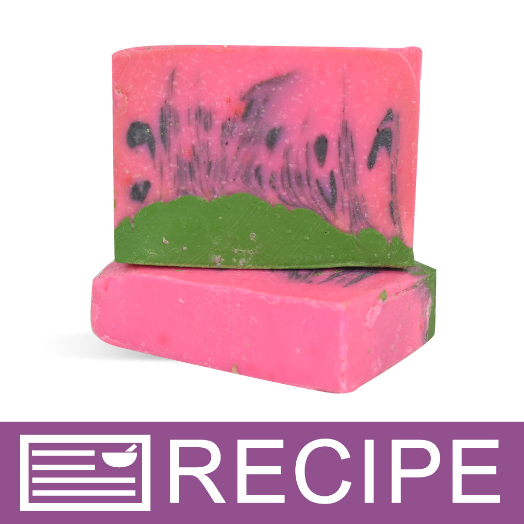 Watermelon CP Loaf Soap Recipe