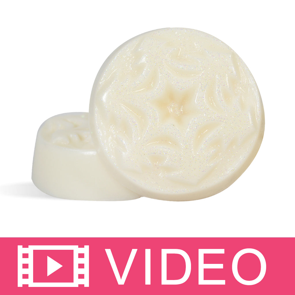 Vanilla Bean Sparkling Snowflake MP Soap Recipe Video