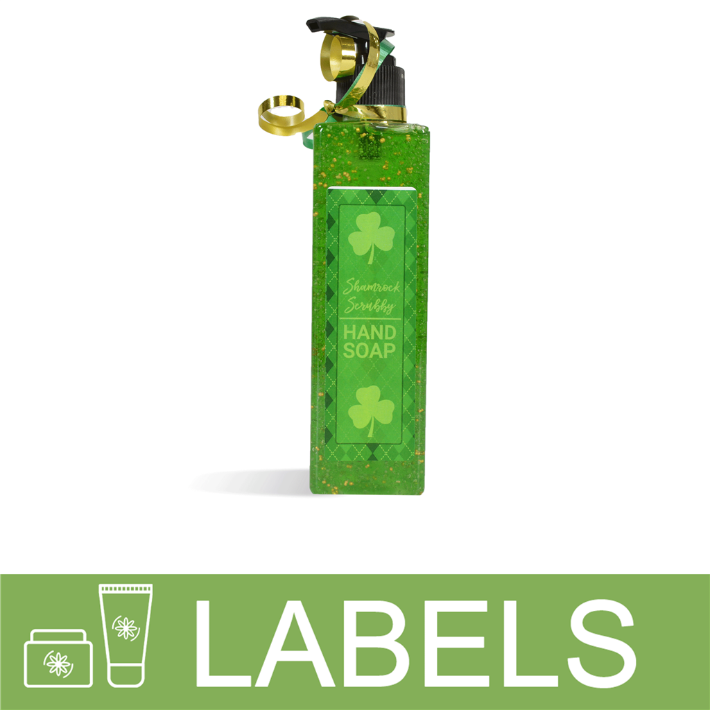 Shamrock Scrubby Hand Soap Label