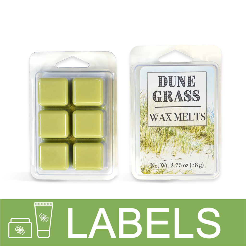 Dune Grass Wax Melts Label