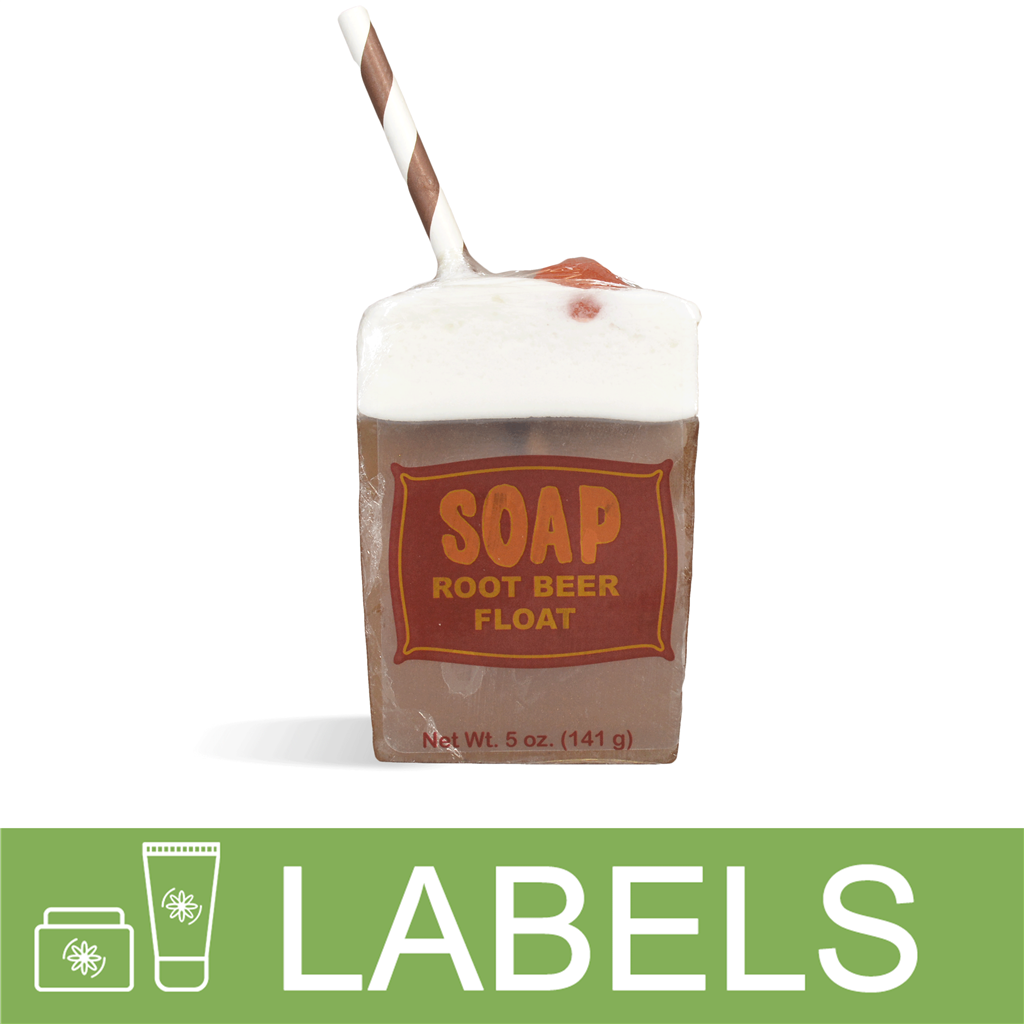 Root Beer Soap Label