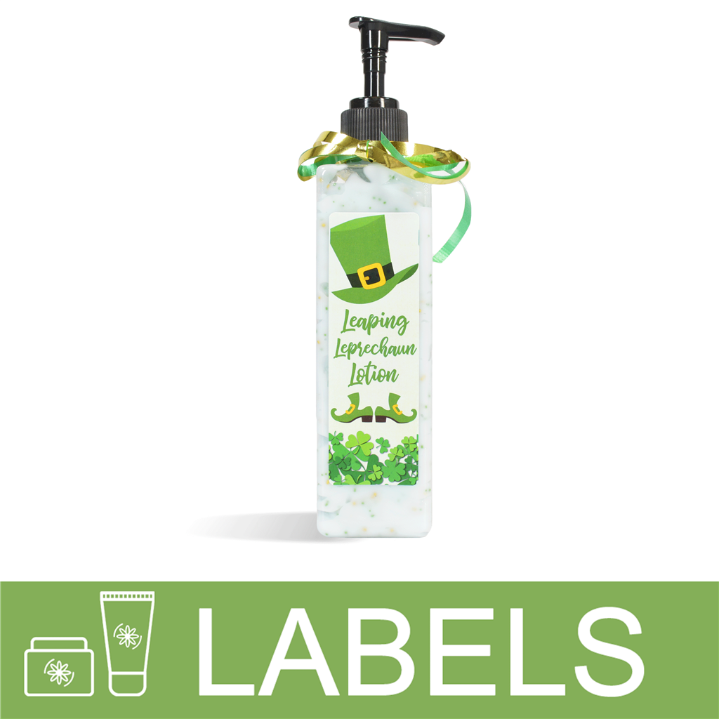Leaping Leprechaun Lotion Label