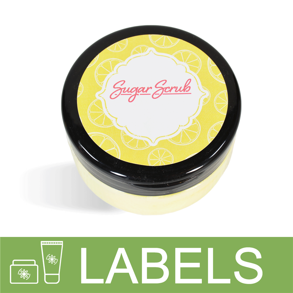 Lemony Sugar Scrub Label