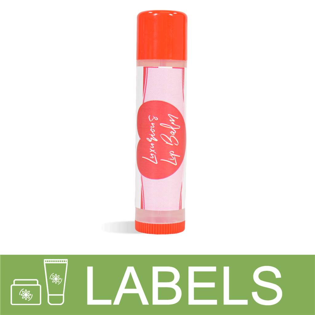 Luxurious Lip Balm Label