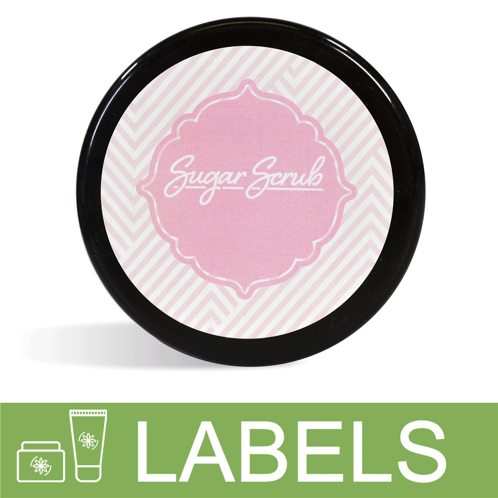 Pink Sugar Scrub Label