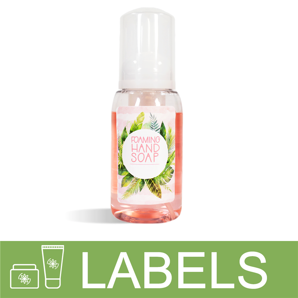 Tropical Foaming Hand Soap Label