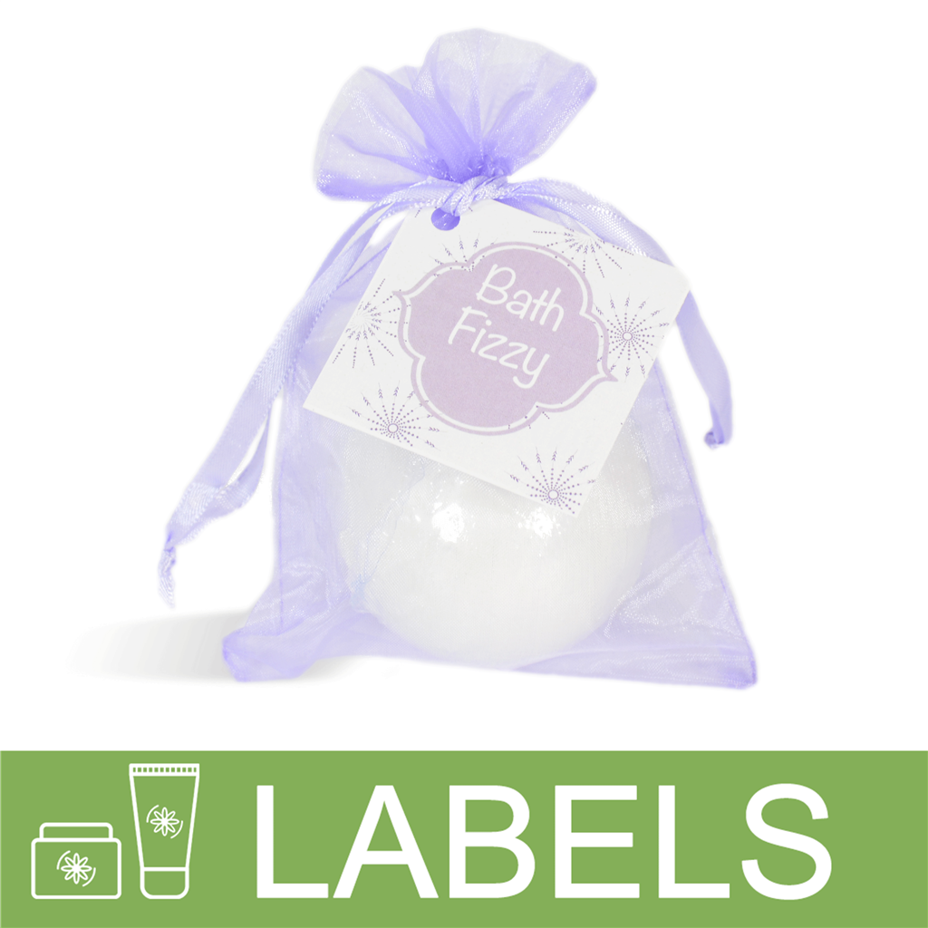 Lavender Bath Fizzy Label