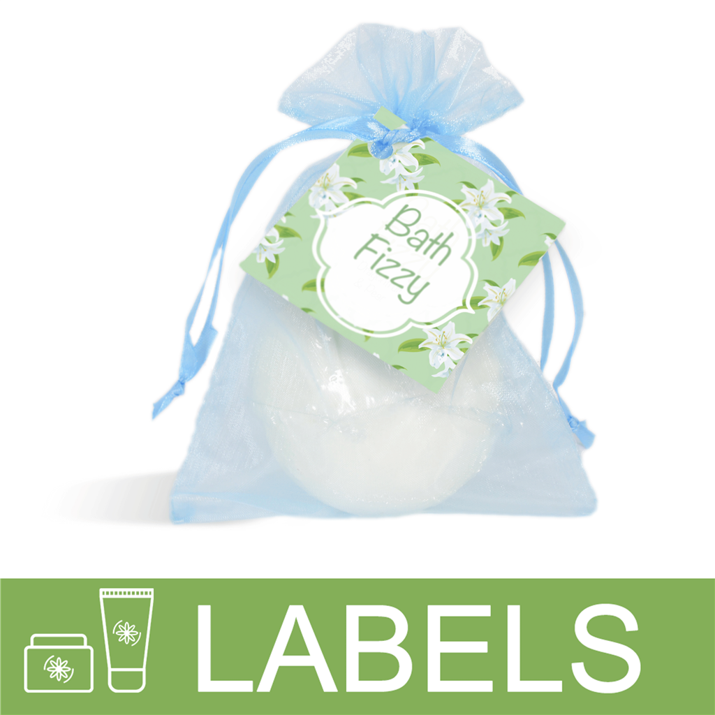 Springtime Bath Fizzy Label