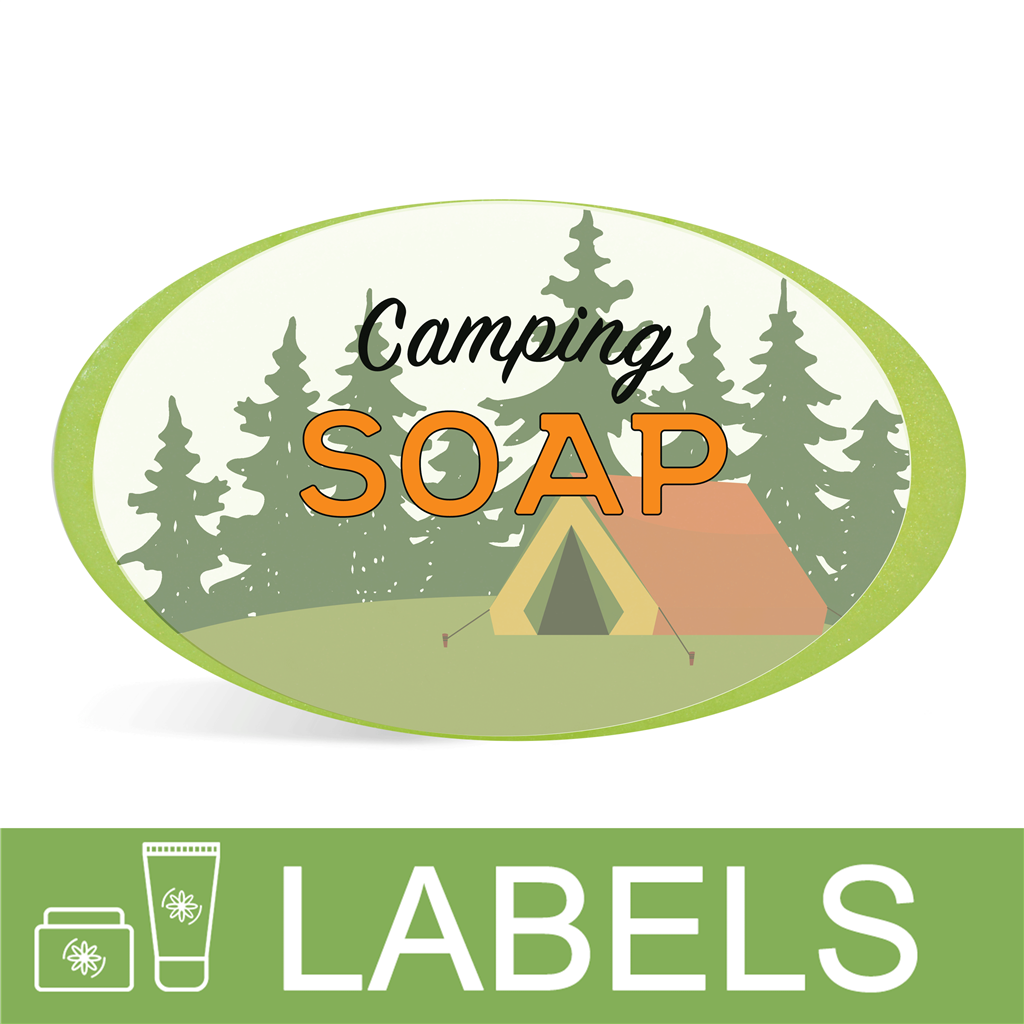 Camping Soap Label