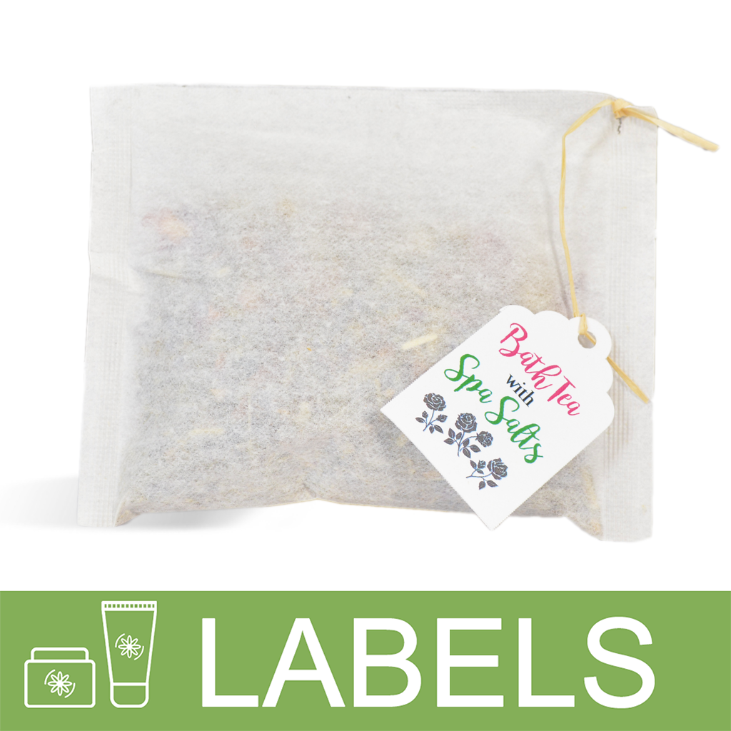 Bath Tea Spa Salts Label