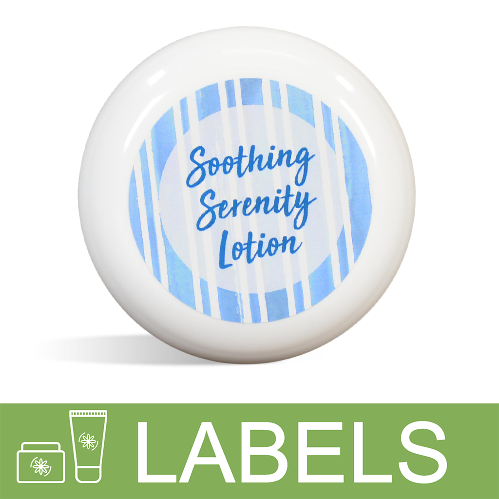 Soothing Serenity Lotion Label