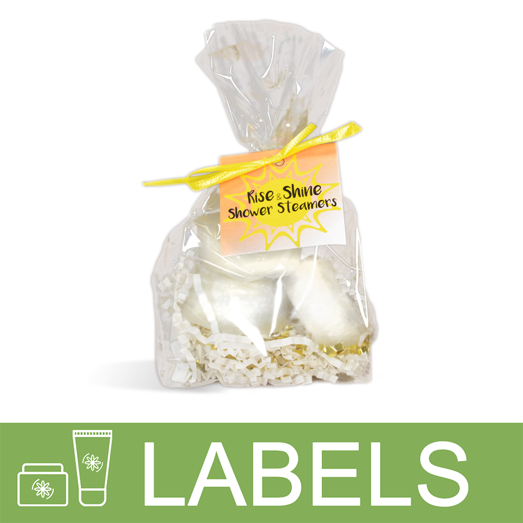 Rise And Shine Shower Steamers Label