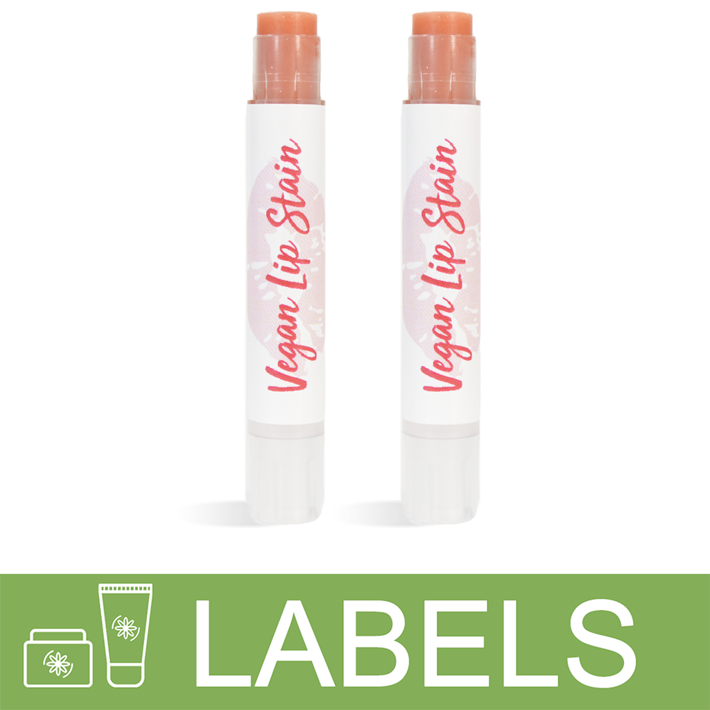 Vegan Lip Stain Label