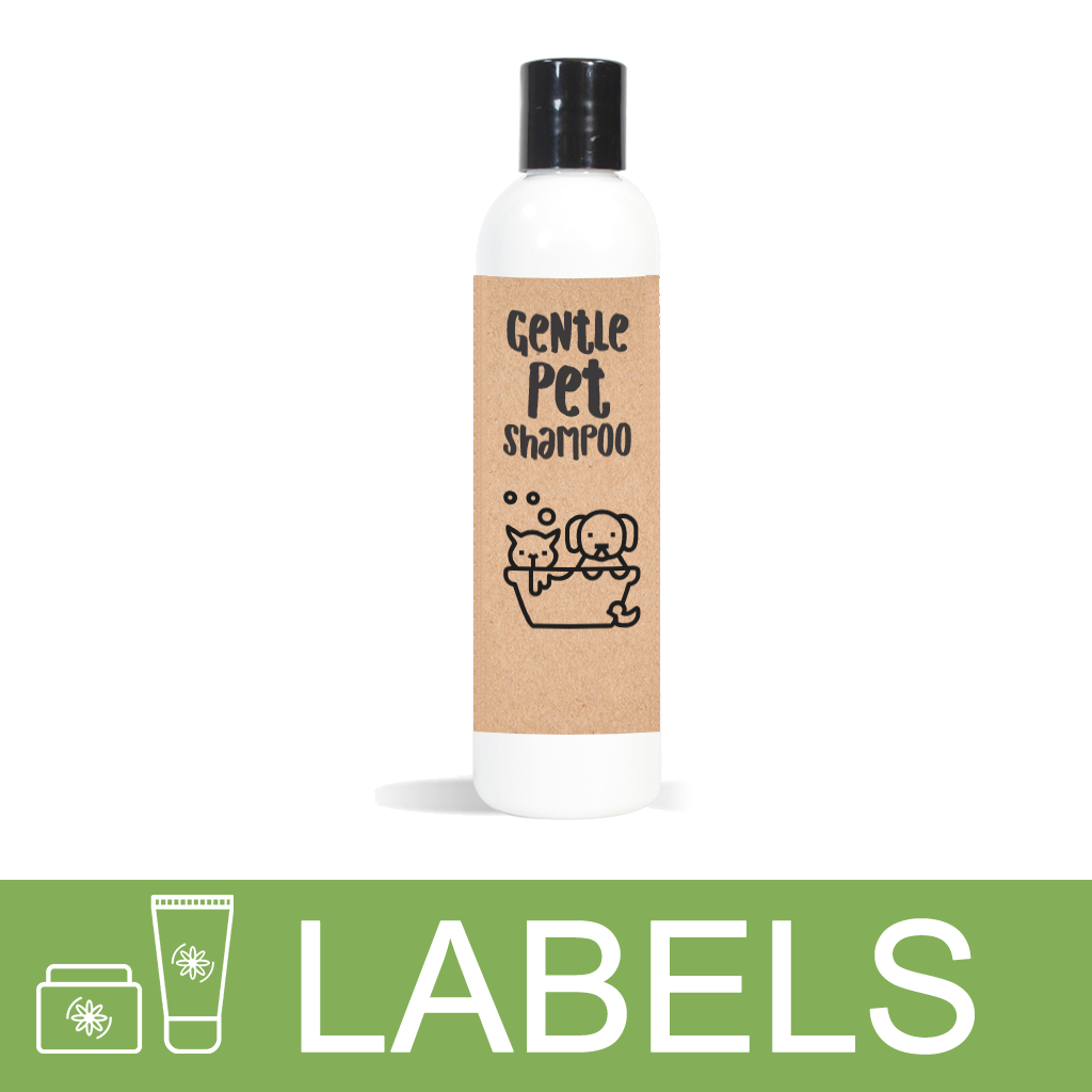 Gentle Pet Shampoo Label