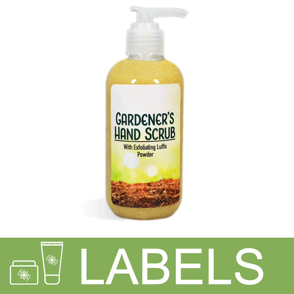 Gardener's Hand Scrub Label