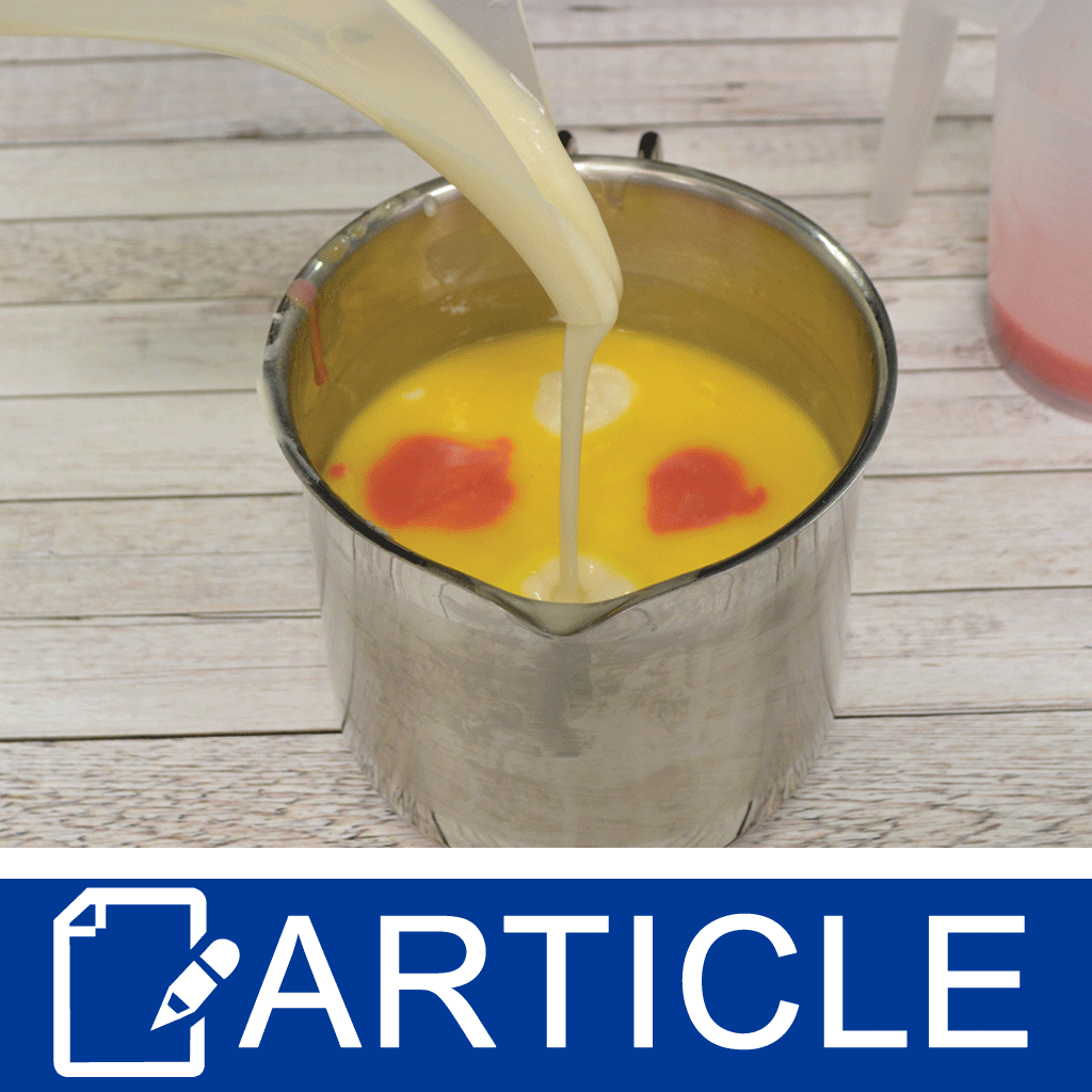 In-the-Pot Cold Process Soap Swirl