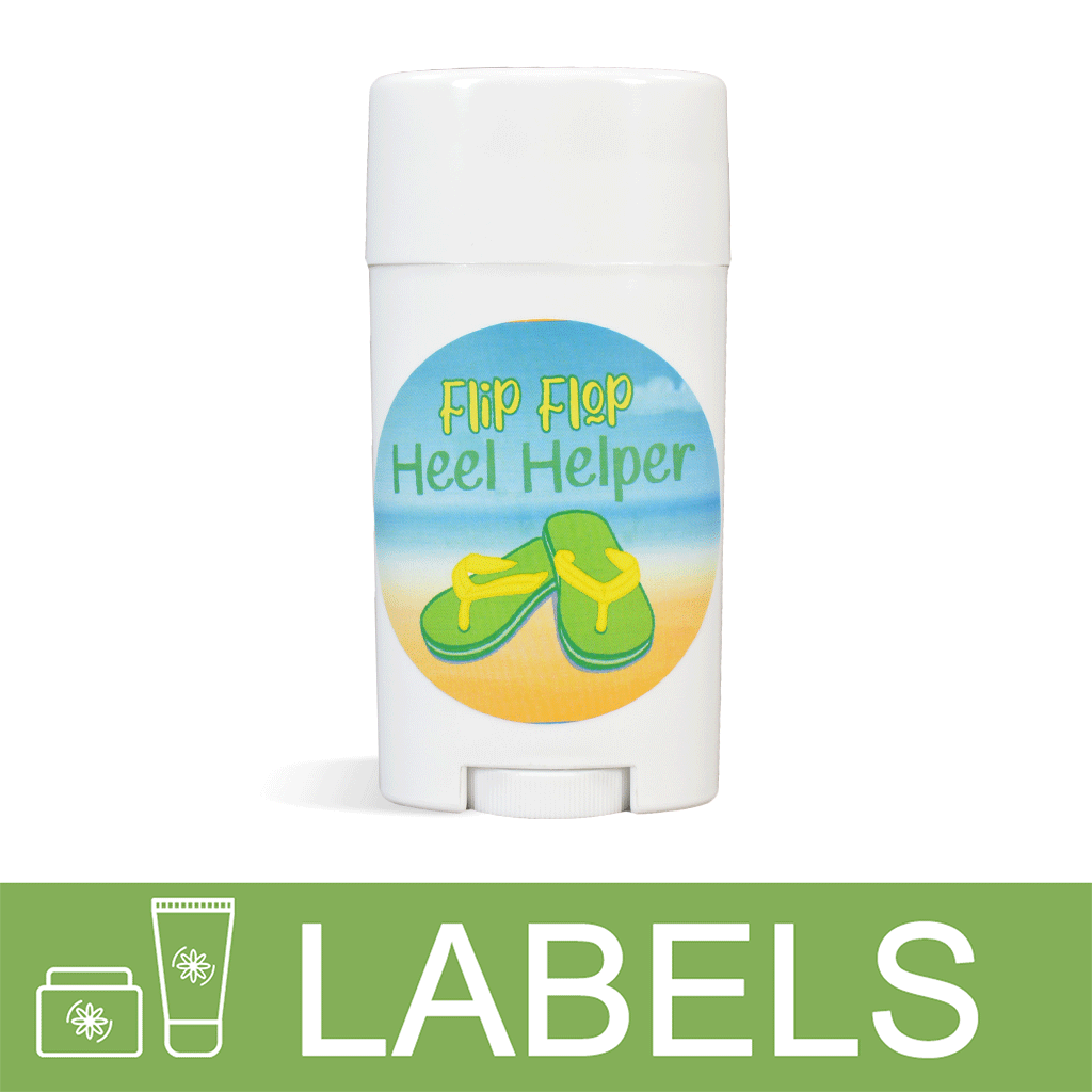 Flip Flop Heel Helper Label