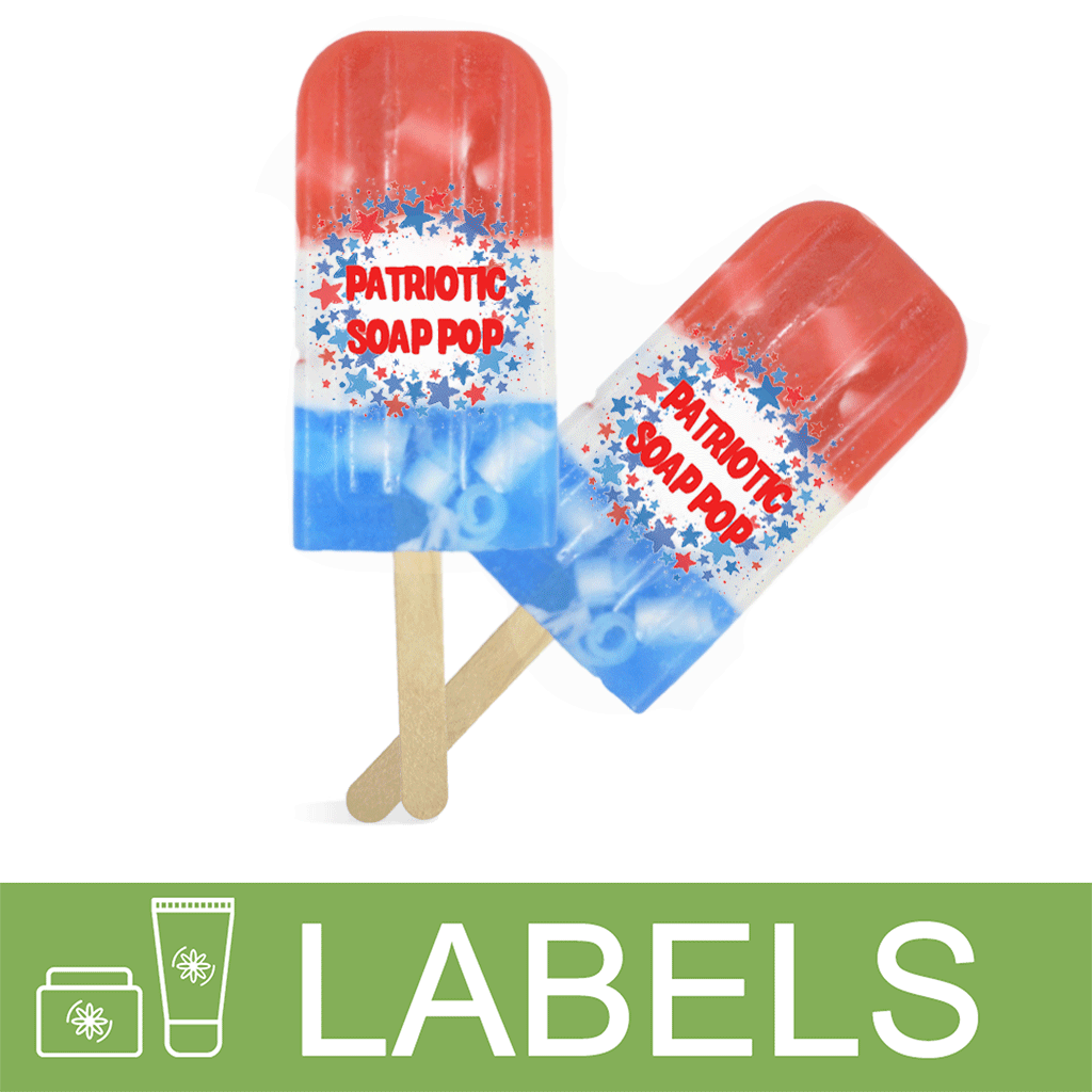 Patriotic Soap Pop Label