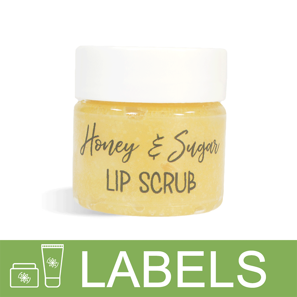 Honey & Sugar Lip Scrub Label