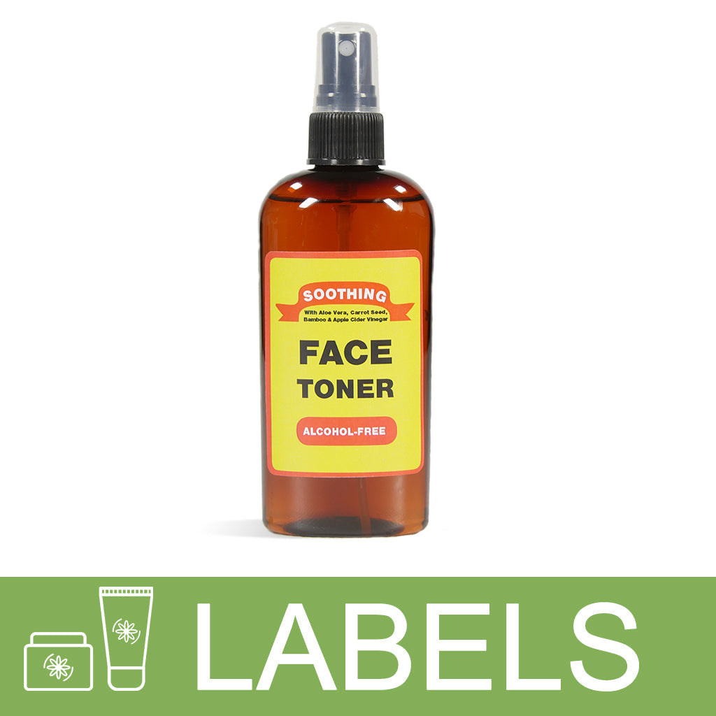 Soothing Face Toner Labels