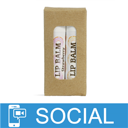 Donut Lip Balm with NEW Unsweetened Flavor Oils