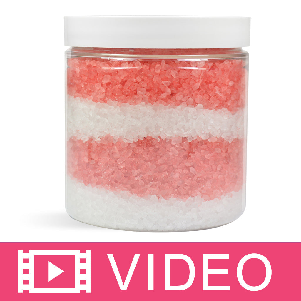 Peppermint Stick Bath Salts Recipe Video
