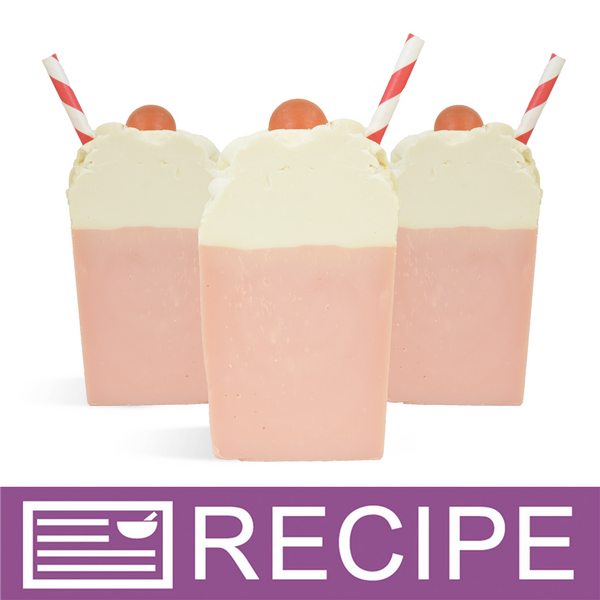 Strawberry Milkshake Cold Process Soap