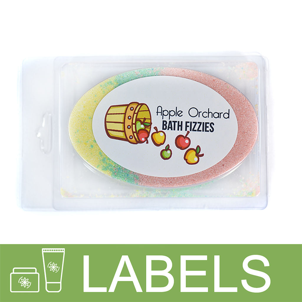 Apple Orchard Bath Fizzy Label