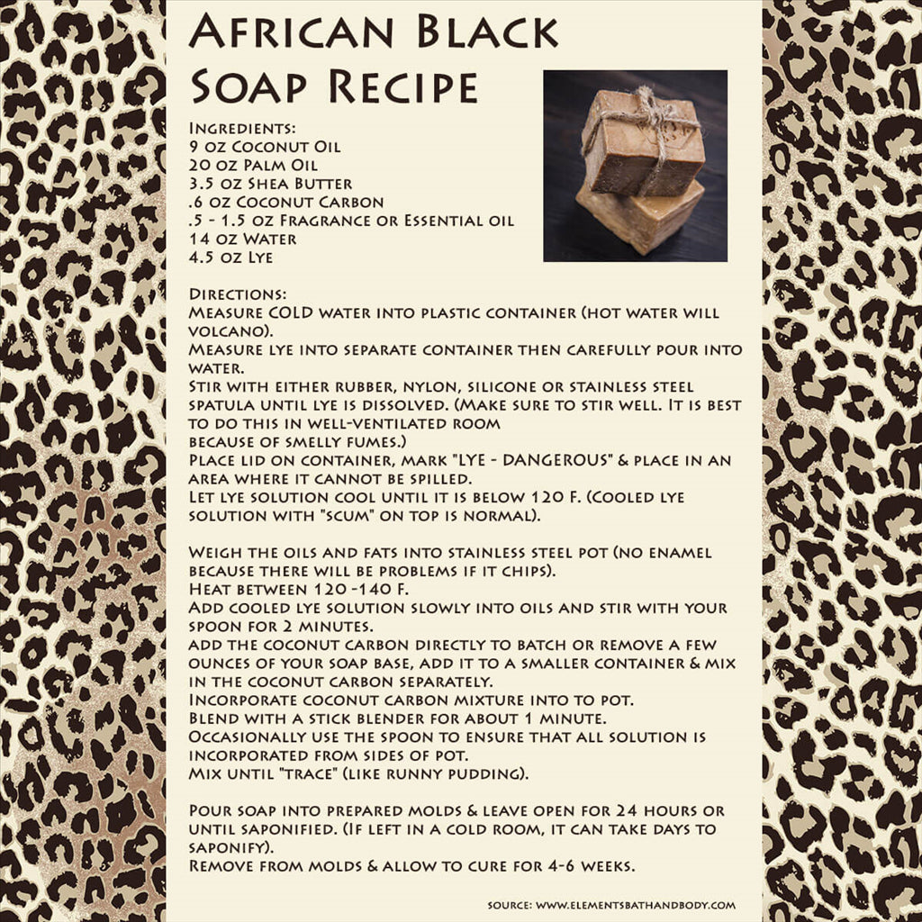 How To Make African Black Soap
