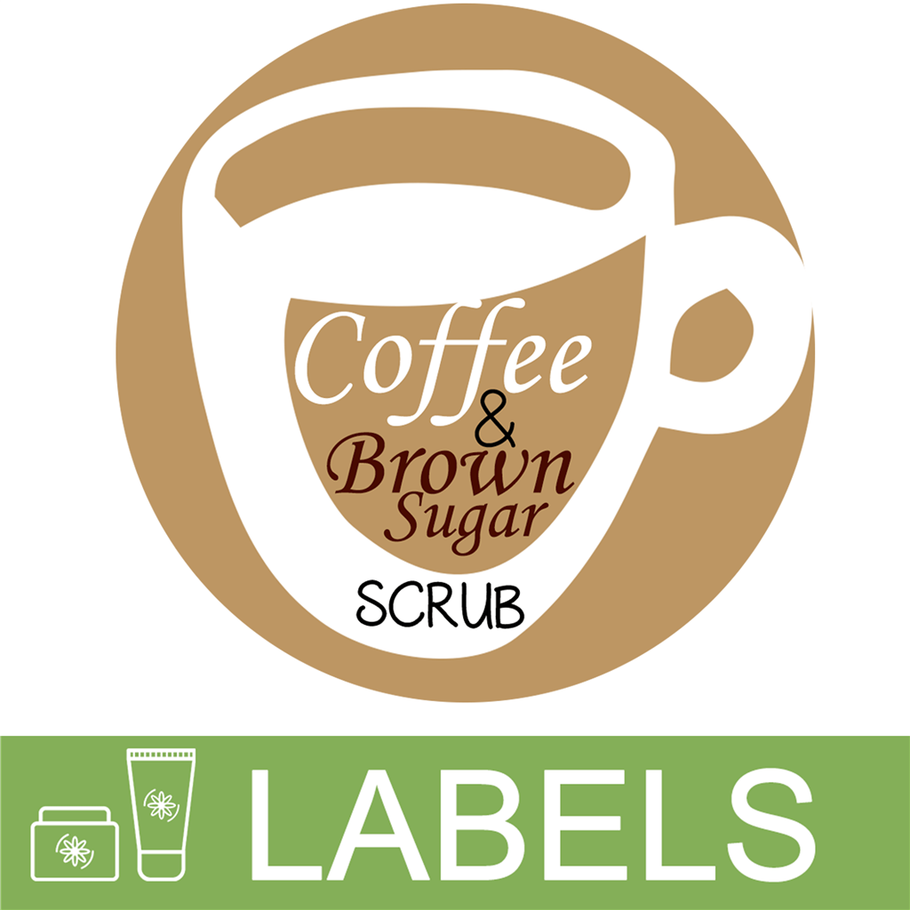Coffee Sugar Scrub Label