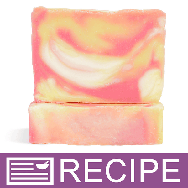 Raspberry Lemonade Swirl CP Soap