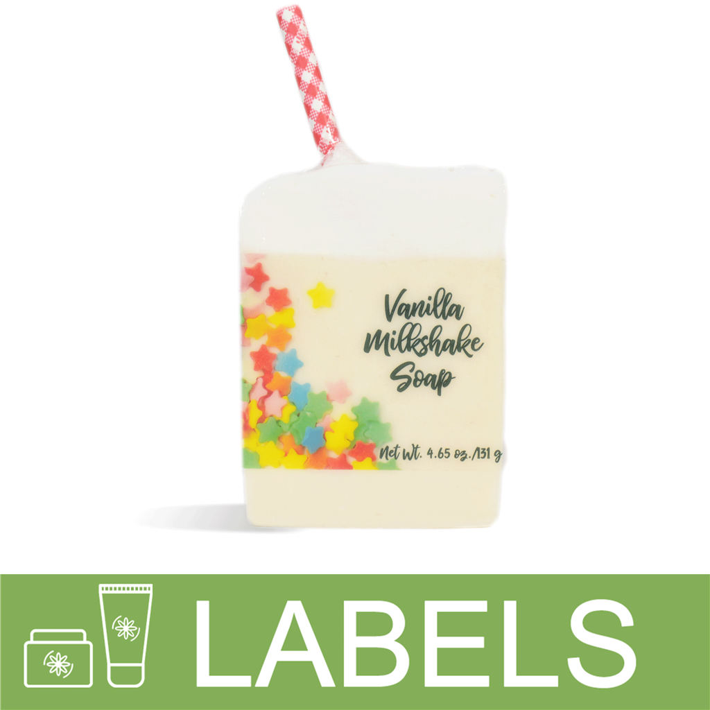 Vanilla Milkshake Soap Label