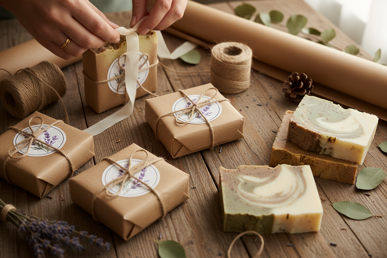 Guide to Wrapping Homemade Soap