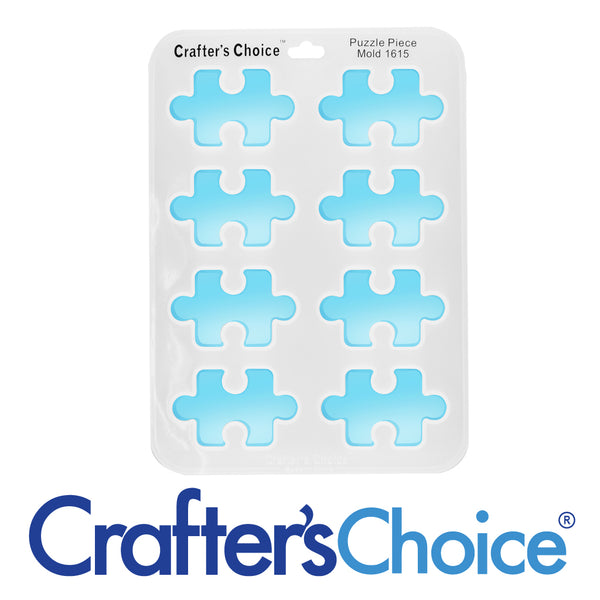 Puzzle Piece Silicone Soap Mold 1615 - Zoom Media 1