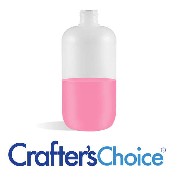 12 oz Natural HDPE Boston Round Bottle - 24/410 - Zoom Media 1