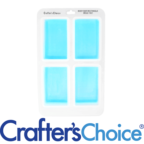 Body Bar Rectangle Silicone Soap Mold 1621