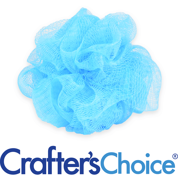 Premium Nylon Puff Medium Blue