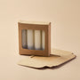 Lip Tube Box (Holds 4 Tubes) - KRAFT COLOR