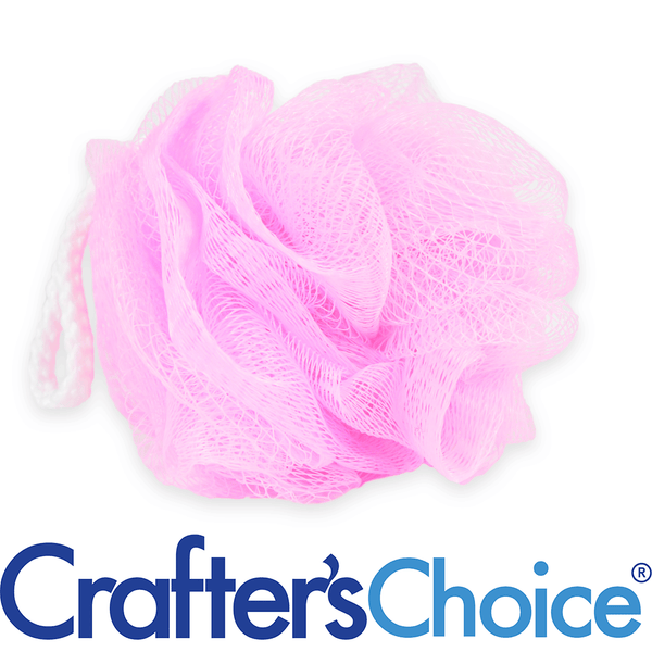 Premium Nylon Puff - Medium, Pink
