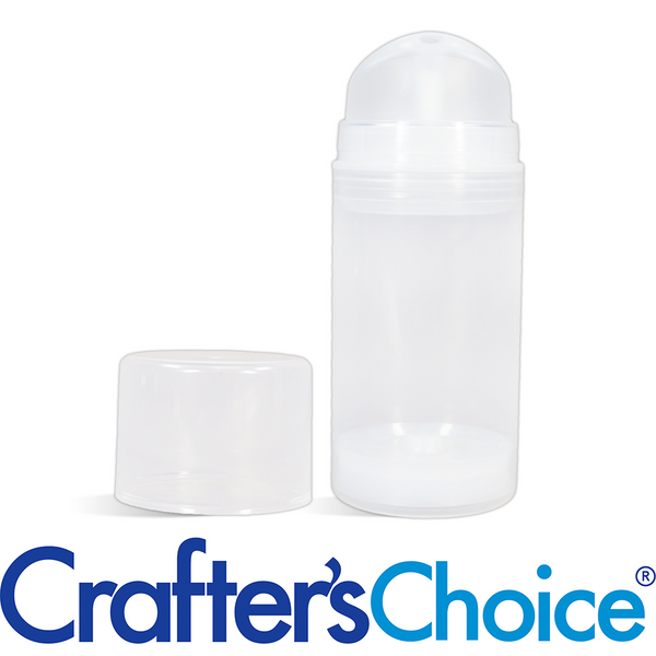5 oz Natural Airless Bottle w/ Natural Pump Set - Zoom Media 1