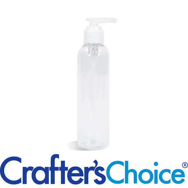 4 oz Clear Bullet w/ Natrl Ribbed Saddle Pump Set - Zoom Media 1