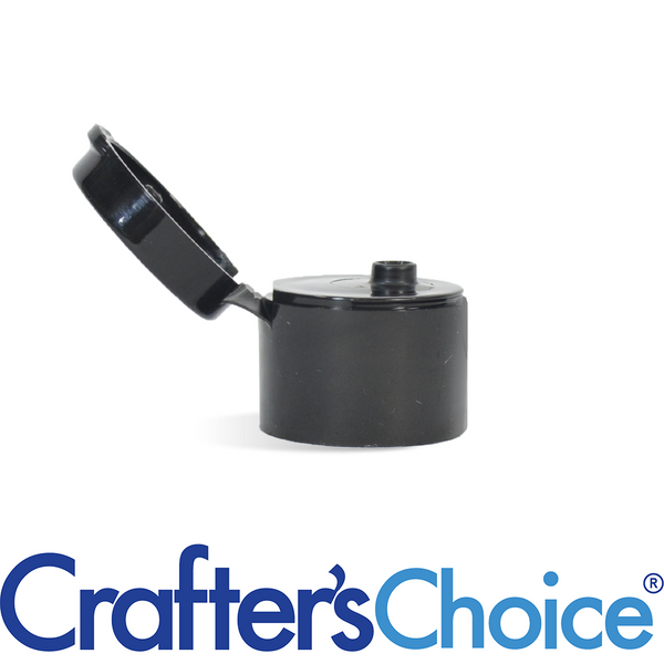 20/410 Black Smooth Flip Top Cap