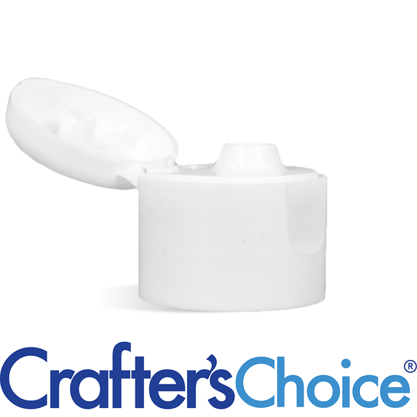 20/410 White Smooth Flip Top Cap