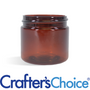 2 oz Amber Basic Plastic Jar - 48/400
