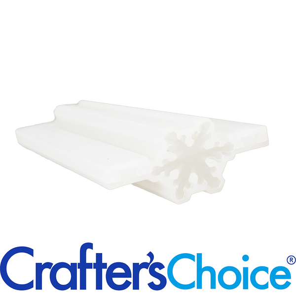Snowflake Mini Column Silicone Soap Mold 2032