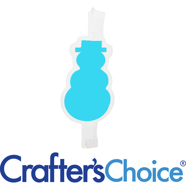 Snowman Column Silicone Soap Mold 2033