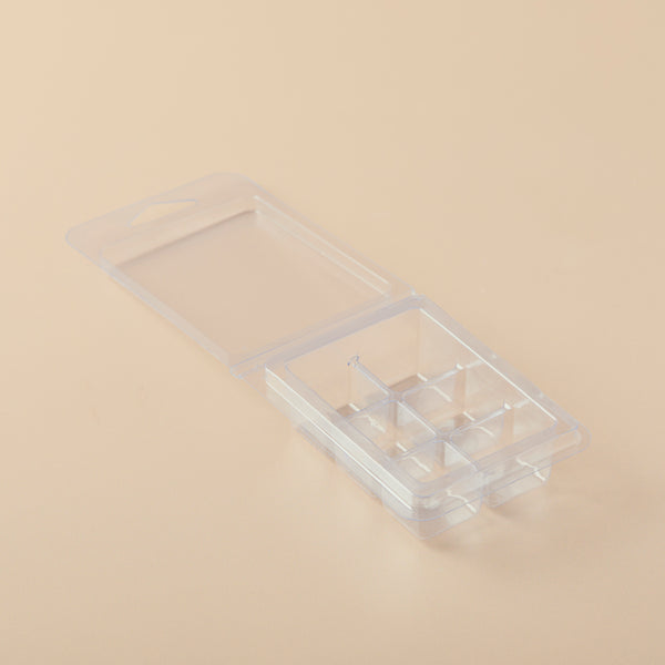 Square Cubes (Small) Clamshell with Hinged Lid - close-up